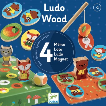 Ludo Wood 4 jeux éducatifs...