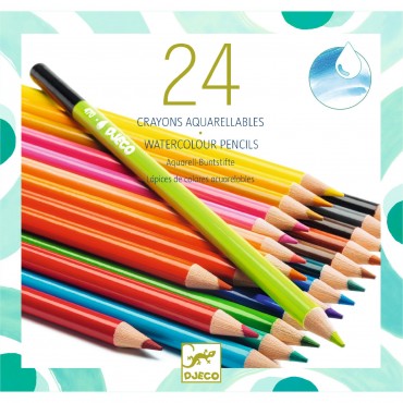 24 crayons de couleurs...
