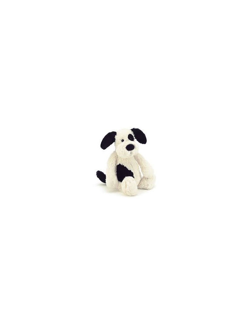Bashful Black & Cream Puppy Medium - Jellycat