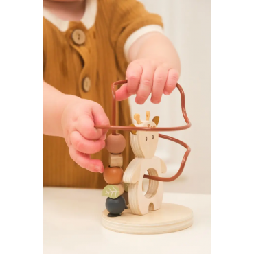 Boulier girafe en bois -...