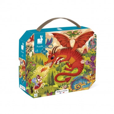 Puzzle 54 pcs Les dragons -...