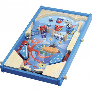 Grand flipper en bois sous...