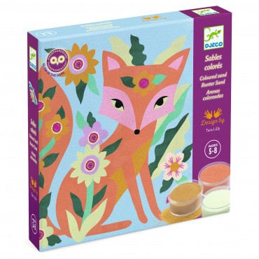 Tableaux de sables colorés...