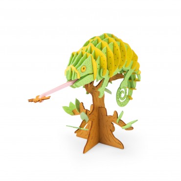 Puzzle 3D Caméléon Tout autour du monde - Moulin Roty - Trésors d'Enfance à Rodez