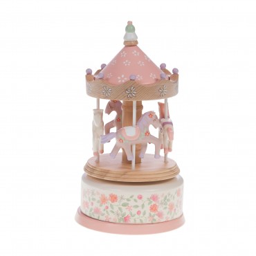 Carrousel en bois ballerine - Amadeus Les Petits - Trésors d'Enfance à Rodez
