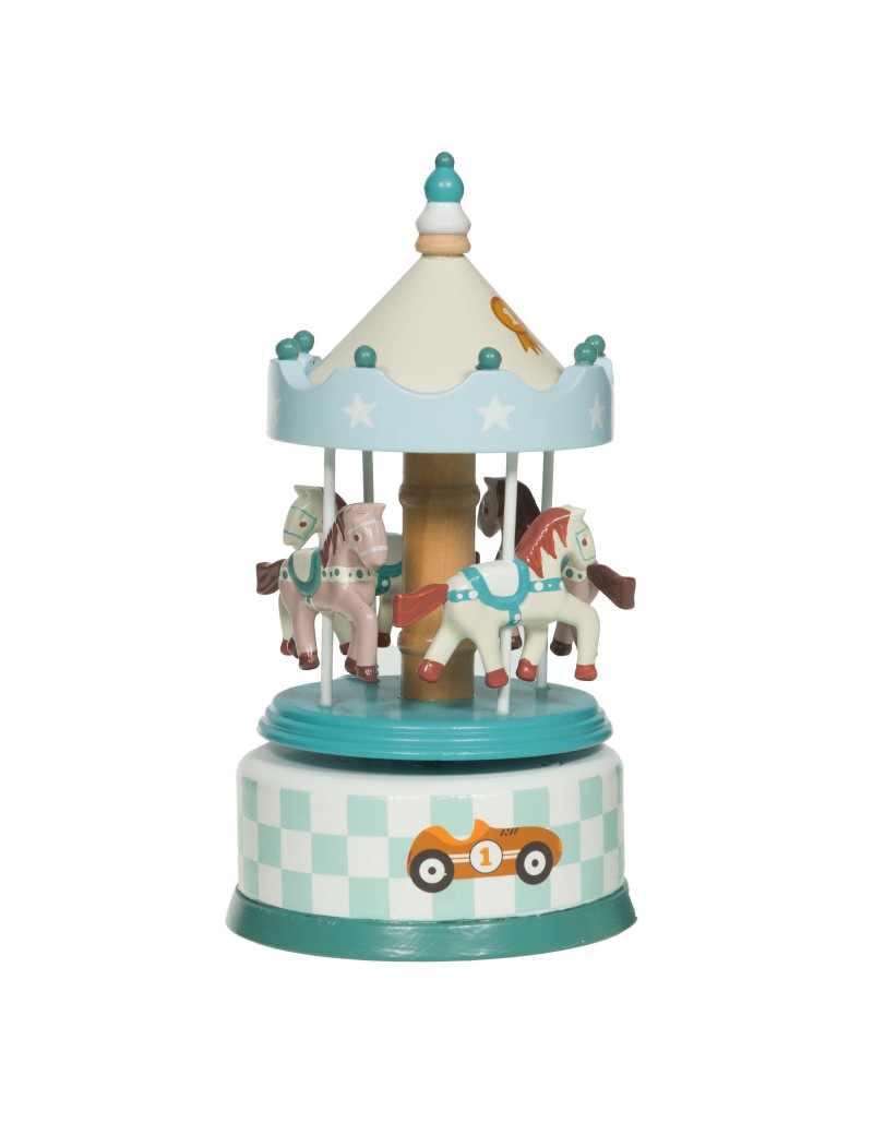 Carrousel en bois Rally voiture - Amadeus Les Petits - Trésors d'Enfance à Rodez