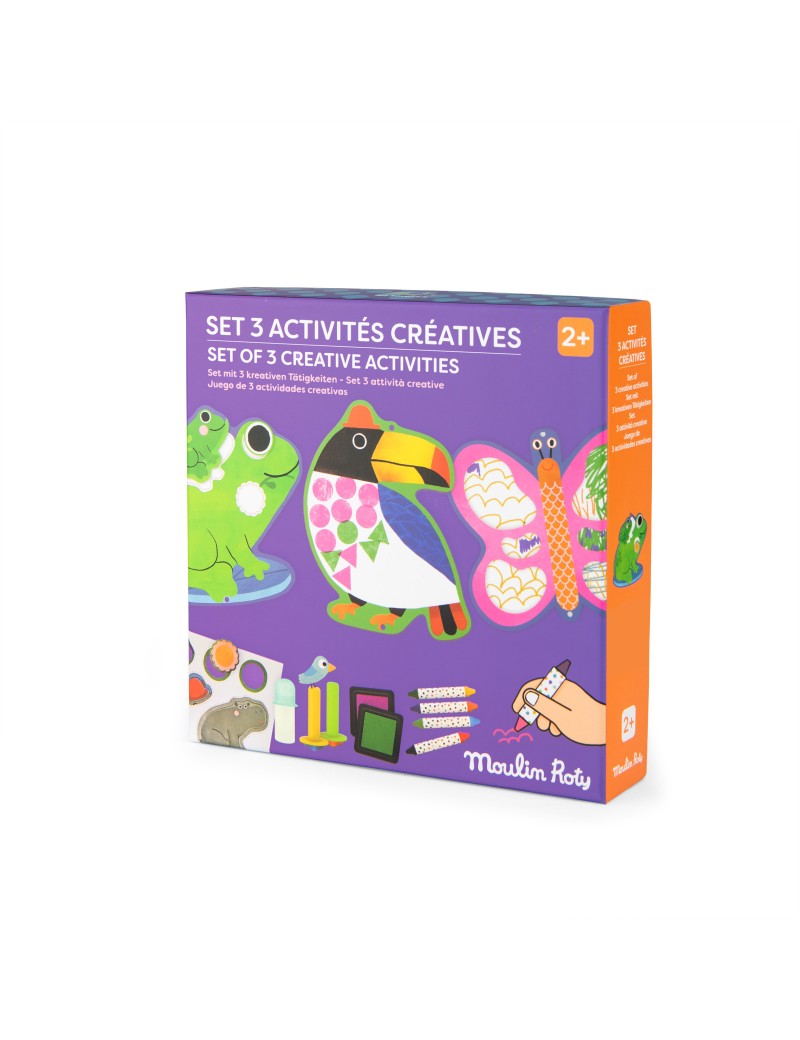 Set de 3 activités créatives Les Toupitis - Moulin Roty - Trésors d'Enfance Rodez
