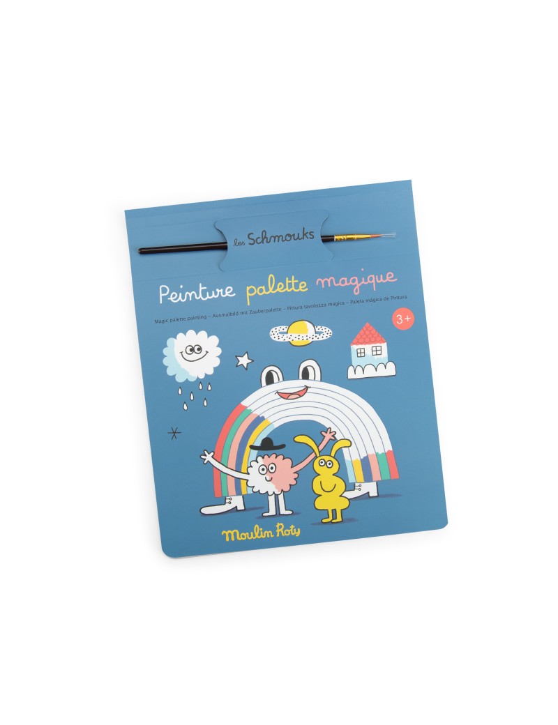 Peinture palette magique Les Shmouks - Moulin Roty - Trésors d'Enfance à Rodez
