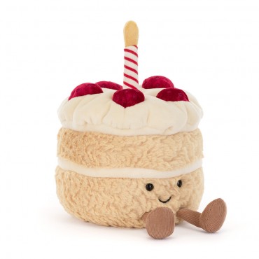 Peluche Amuseables Birthday Cake - Jellycat - Trésors d'Enfance à Rodez