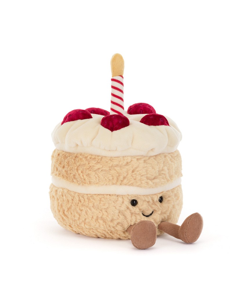 Peluche Amuseables Birthday Cake - Jellycat - Trésors d'Enfance à Rodez