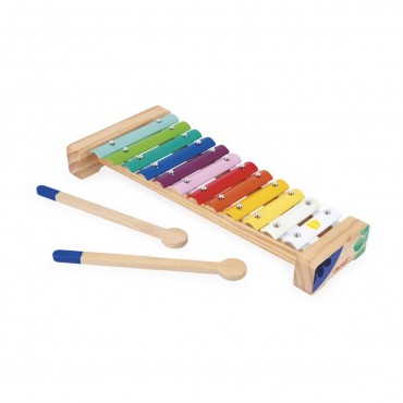 Xylophone Gioia en bois et métal - Janod - Trésors d'enfance à Rodez