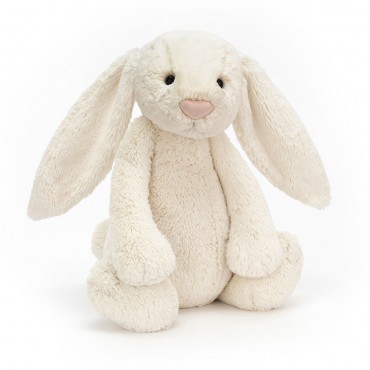 Peluche Lapin Bashful Cream bunny original - Jellycat - Trésors d'Enfance à Rodez