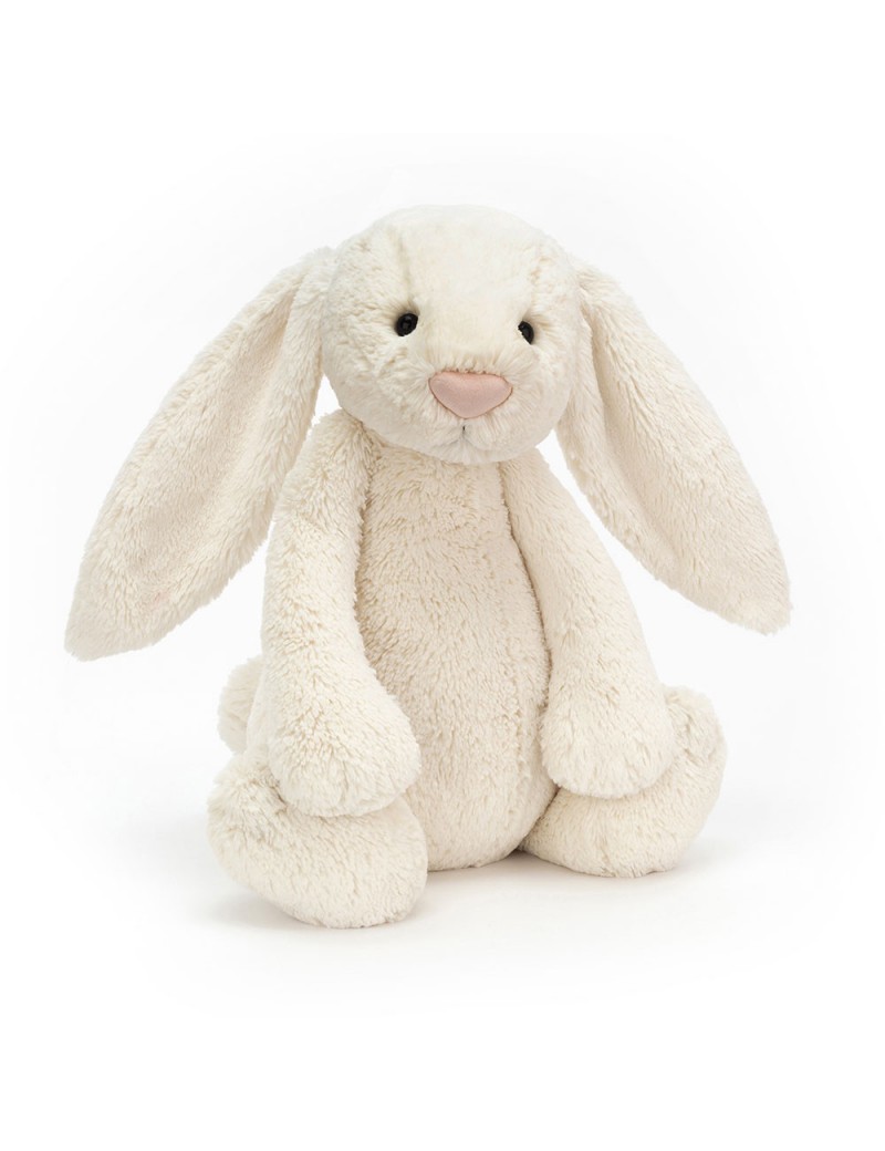 Peluche Lapin Bashful Cream bunny original - Jellycat - Trésors d'Enfance à Rodez