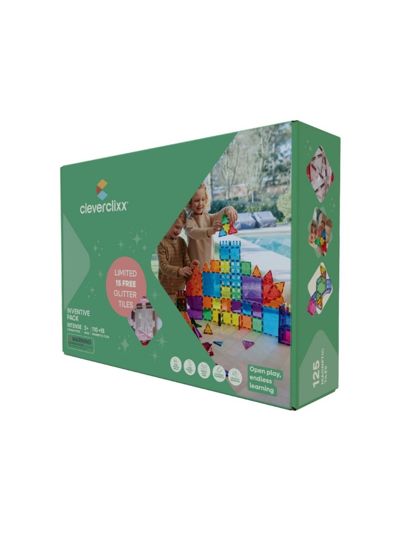 Inventive Pack Intense – 110 pièces + 15 pièces offertes - Cleverclixx - Trésors d'Enfance à Rodez