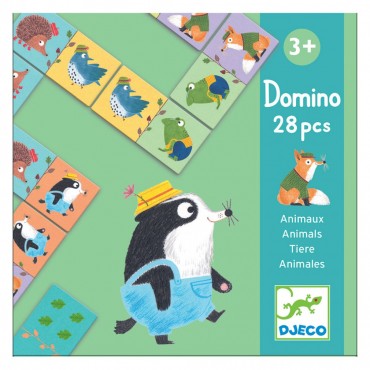 Domino : Animaux - Djeco - Trésors d'Enfance à Rodez