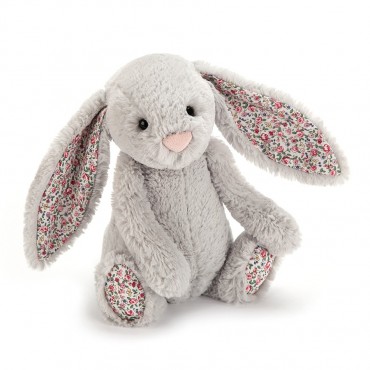 Peluche Lapin 31 cm - Blossom Silver Bunny - Jellycat - Trésors d'Enfance à Rodez