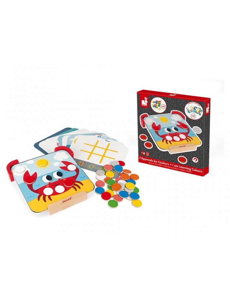Puzzle J'apprends les couleurs - Janod - Trésors d'Enfance à Rodez